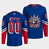 Men's New York Rangers Custom Blue 2022 Reverse Retro Stitched Jersey,baseball caps,new era cap wholesale,wholesale hats